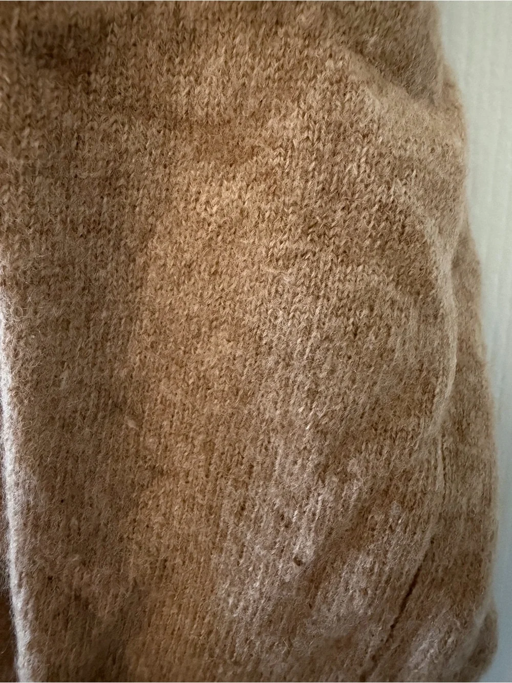 Charter Club Luxury 100% Cashmere Camel Long Sleeve Size Medium - Picture 3 of 8